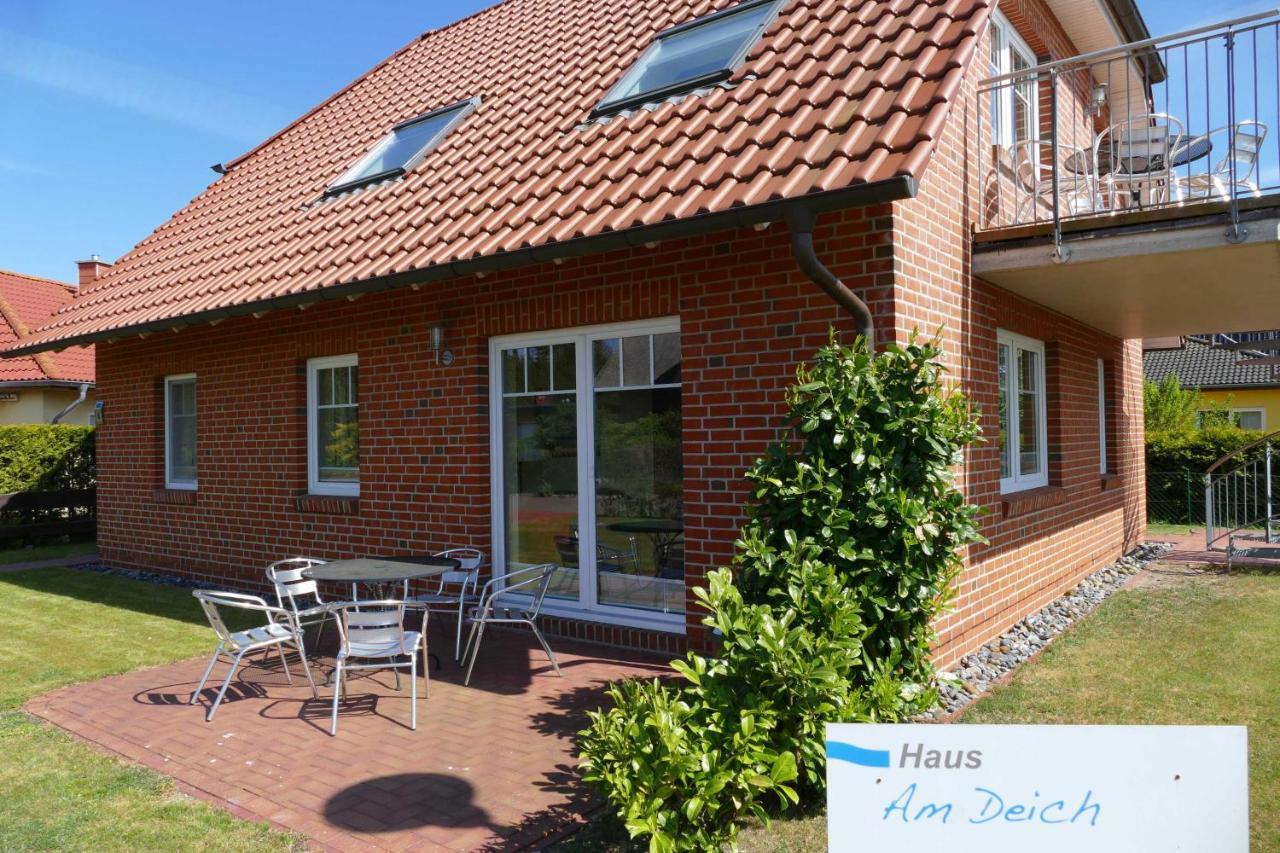 Haus Am Deich Feriendomizil Mit Balkon Leilighet Baabe Eksteriør bilde